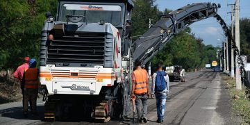 Obras Públicas interviene la carretera San Francisco de Macorís-Cruce autopista Duarte