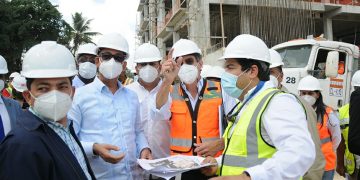 Ministro de Obras Públicas ordena acelerar trabajos construcción Palacio de Justicia provincia Santo Domingo La edificación sería entregada a finales del año 2021.