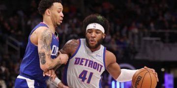 Saddiq Bey de Pistons metió 51 puntos en único juego NBA del jueves