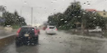 Reportan dificultades en el KM 22 autopista Duarte a causa de las intensas lluvias