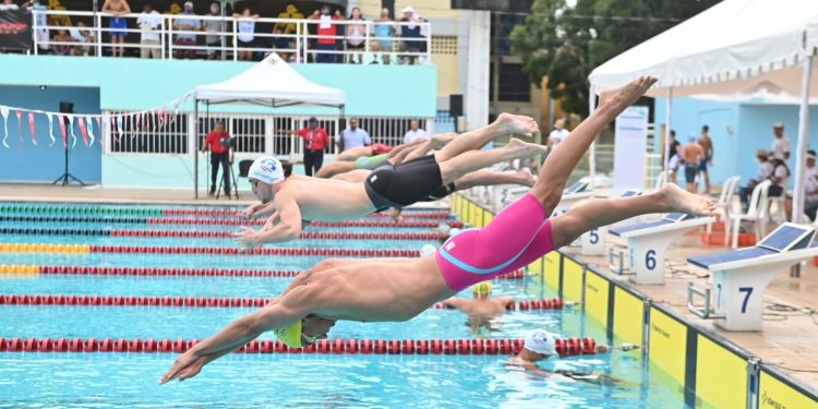 Inauguran Campeonato Nacional de Natación 2022