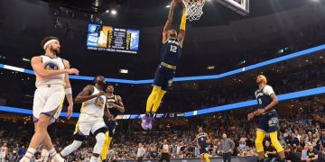 Morant encesta 47 puntos y Memphis doblega a Warriors, Celtics iguala serie con Bucks