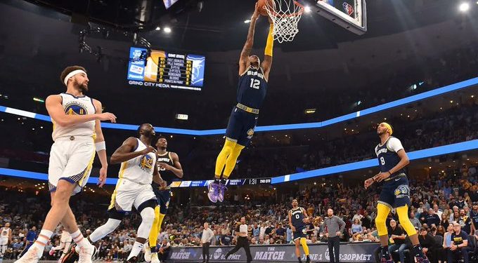 Morant encesta 47 puntos y Memphis doblega a Warriors, Celtics iguala serie con Bucks