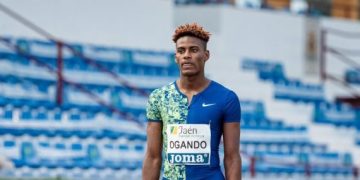 Ogando ratifica liderazgo en los 400 metros lisos