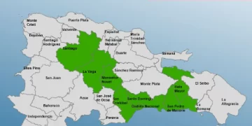 COE emite alerta verde para siete provincias debido a una vaguada