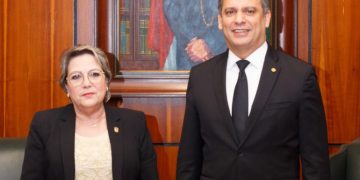 Presidenta de la Suprema de Justicia de Panamá visita el poder Judicial RD
