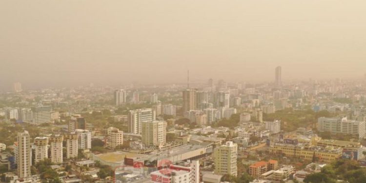 El martes llegará con polvo del Sahara al país