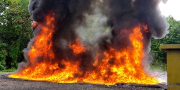 Ministerio Público quema 460 kilogramos de drogas