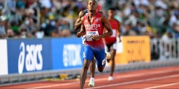 Ogando avanza a final de los 200 metros en mundial atletismo, implanta marca nacional