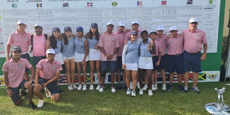 RD, subcampeón del Caribbean  Amateur Junior Golf Championship