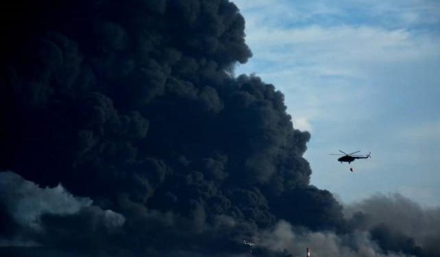 A punto de colapsar cuarto tanque de almacenamiento de petróleo en Matanza, Cuba
