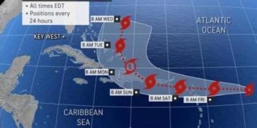 COE sugiere al Minerd cambiar fecha de inicio de clases por efectos de la tormenta Fiona