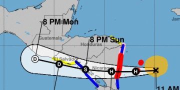 Julia se fortalece antes de llegar a San Andrés y Providencia
