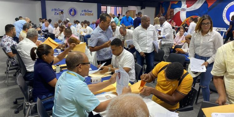 Gran activismo del PRM en candidaturas