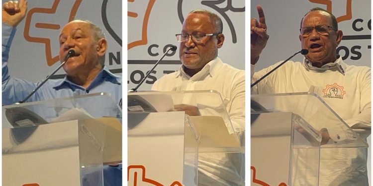 Principales dirigentes sindícales se unen para respaldar la reelección de Abinader