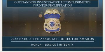 La PETT recibe premio de Oficina de Investigaciones del Departamento de Seguridad Nacional de Estados Unidos