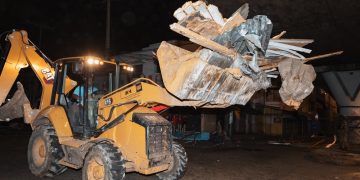 Alcaldía del DN recupera 1.4 kilómetros lineales de aceras en la 27 de Febrero durante operativo