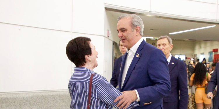 Presidente Luis Abinader llega a los Estados Unidos, donde participará en varias actividades
