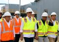 Presidente Abinader supervisa construcción de nueva planta eléctrica que aportará más de 400 megavatios al país
