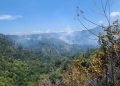 Ministerio de Medio Ambiente combate incendios forestales en Jánico y Barahona