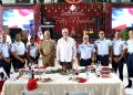 Presidente Abinader almuerza con oficiales y soldados de la Armada y Fuerza Aérea