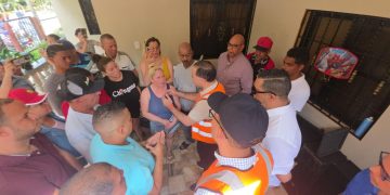 Gobierno dispone asistencia y todo el apoyo frente a emergencia por rotura de tubería en acueducto Cibao Central