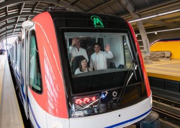 Presidente Abinader pone en marcha Línea 2C del Metro de Santo Domingo