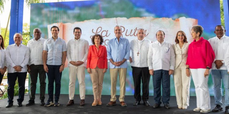 Presidente Abinader encabeza lanzamiento del proyecto "La Ruta del Encuentro"