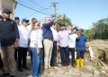 Presidente Abinader visita zonas impactadas por inundaciones en Gaspar Hernández; ordena intervención integral y compensaciones para afectados