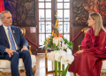 Presidente Abinader sostiene reunión bilateral con la mandataria electa, Laura Fernández Delgado