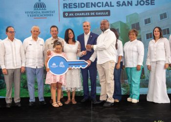Presidente Abinader entrega 700 apartamentos del Plan Familia Feliz en la Urbanización San José, Santo Domingo Norte